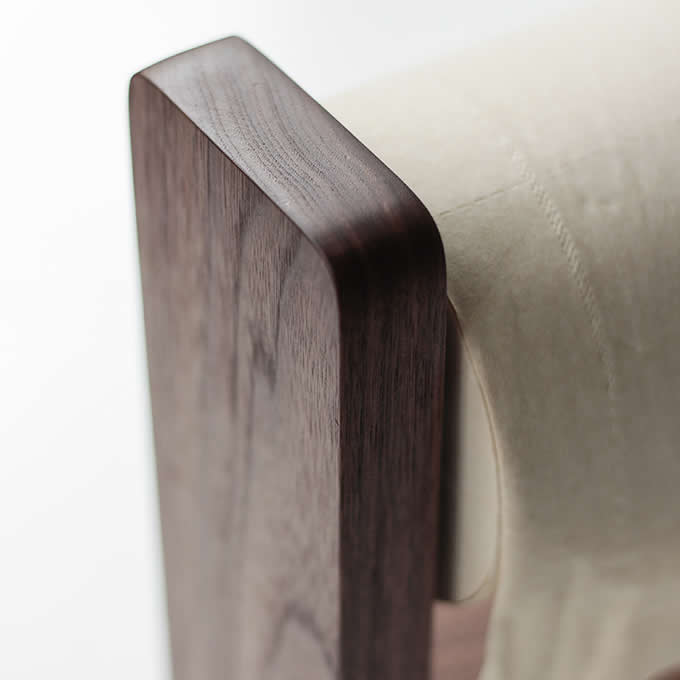  Black Walnut Wooden Toilet Paper Roll Holder 